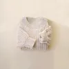 Pull Enfants Pulls Solide Y Knit Filles Pull Bref Printemps Automne Hiver Manches Longues Garçons Chaud Tricots Bébé Vêtements 231030