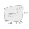 Stuhlhussen Clubbezug Stretch Tub Sofa Schonbezug Spandex für Wohnzimmer Sessel Couch Kaffee Bar Arbeitszimmer Theke