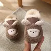 Boots Baby Girls Boys Cotton Shoes Cartoon Sheep Cute Snow Winter Toddler Warm Plush Ankle Outdoor Soft Anti Slip Sneakers