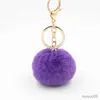 Chaîne de téléphone mobile Création Créative Multimored 6 cm Hairball Keychain Sac en peluche Pendant Car Hairball accessoire R231031