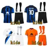 Kids Football Kits 2023 2024 Lukaku Soccer Jerseys Barella lautaro eriksen inters dzeko correa milans vidal 23 24 football shirt