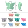 Jouets de dentition 10pcslot perles de couronne en silicone sans BPA silicone dentition bébé collier à mâcher bricolage sucette clips accessoire 231031