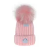 beanie Cap designer bucket hats New Fashion Women Ladies Warm Winter Beanie Large Faux Fur Pom Poms Bobble Hat Outdoor