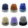 Bérets Mode Réversible Slouchy Beanie Cuffed Plain Skull Cap pour Hommes Femmes