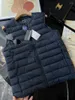 Men's Vests Jacket Vest Round Neck Solid Color Lightweight Warm Cotton Women Autumn Winter Zipper Sleeveless Tops Coat