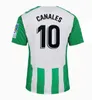 23/24 Real Betis Soccer Jerseys Isco 2023 Хоакин Уиллиан Дж. Фекир Б.Иглесиас Каналес Рубашка Уильям Камараса Хуанми Виктор Руис Футбольный Джерси Форма