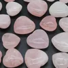 Другие 12 шт. натуральный целебный кристалл розовый кварц сердце любовь беспокойство камни набор оптом полированные карманные драгоценные камни для большого пальца ладони чакра Balan239D