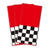 Bordduk Retro Race Car TABLECLOTH Entusiast Racing Party Decorations Classic Style Tablows Road For Kids '