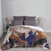Одеяла Genshin Impact Smug Albedo, фланелевое всесезонное портативное ультрамягкое одеяло для постельных принадлежностей, дивана, коврика 231030