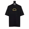 T-shirt surdimensionné jaune avec logo imprimé T-shirt pour hommes T-shirts de créateurs Paris Marque T-shirt d'été T-shirt pour femme de haute qualité Top353t