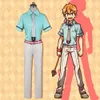 Wc-bound Hanako-kun Costume Cosplay Minamoto Kou Set Completo Camicia Da Polso Orecchino Cintura Vestito di Halloween Per Adulti Uomini Uniforme C100K12