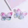 Haaraccessoires Ncmama 2 Stuks Vlinder Haarspelden Voor Vrouwen Zoete Meisjes Glitter Kralen Clips Haarspeldjes Grip Kids Hoofddeksels