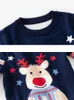 プルオーバー年の子供のセーター長袖漫画プリントカジュアルルーズニットウェアの女の子の男の子クリスマス子供服231030