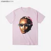 Heren T-shirts Heren T-shirts Katoen Unisex T-shirt Dames Heren Tee Young Thug Thugger Grafisch T-shirt Afrikaanse afkomst Rapper Stijl Hip Hop T-shirt Vintage Tops T231031