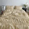 Bettwäsche-Sets im koreanischen Prinzessinnen-Stil mit Pompon-Bettbezug, Queen-Size-Bettdecken-Sets, Doppelbett-Bettwäsche 231030