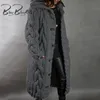 Женские вязаные футболки BlingBlingee Зимний теплый вязаный женский кардиган Traf с длинными рукавами на одной пуговице Свободный свитер Женская куртка 231031