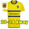 23 24 CA Boca Juniors Maradona Tevez Soccer Jerseys Cavani Accueil Hommes Kit ALEXIS DE ROSSI 2023 Fans Joueurs CARLITOS Troisième Camiseta Futbol Football Enfants Ensembles 2024