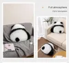 Oreiller mignon imitation laine Panda dos canapé salon oreillers décor maison Ins chaise à vent S