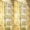Crystal Wall Lamp vardagsrum tv -bakgrund vägg sovrum sovrum rektangulär villa hotell trappa korridor vägglampor
