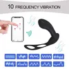 Bluetooth Anal Vibrator Prostate Masturbators Vibrations Erotic Massager for Men Butt Plug Dildos App Control Sex Toys Adult 231010