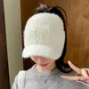 Ball Caps Warm Plush Hat Casual Soft Cold-proof Baseball Cap Windproof Solid Color Bonnet Autumn Winter