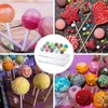 Bakeware Tools 15 Håls akrylkaka Lollipophållare Display Wedding Party Birthday Dessert Stick Stand Rectangle Form Hållbar