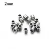 150/Los 1,5 2,0 2,5 mm Edelstahlrohr Crimp End Perlen Stopper -Abstandshalle für DIY -Schmuck Making Halskette Erkenntnisse Schmuck Juwelenergebnisse Erkenntnisse