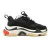 Triple S Designer Casual Chaussures Femmes Hommes Baskets Femmes Semelle Transparente Noir Blanc Gris Vert Rouge Rose Bleu Royal Neon Baskets Tennis Taille 36-45