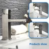 Kitchen Faucets Basin Sink Bathroom Faucet Deck Mounted Cold Water Mixer Taps Matte Black Lavatory Tap Crane 231030