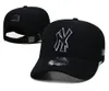 Designer Luxury Hat Hommes Femmes Baseball Capmen Design de mode Casquette de baseball Équipe de baseball Lettre unisexe Lettre NY Bonnets 48 couleurs N-34