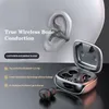 Casque Bluetooth sans fil à réduction de bruit, casque à clip d'oreille non intra-auriculaire, suppression intelligente du bruit, Bluetooth 5.3, appels HD à faible latence, commandes tactiles