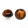 Tiger Eye Jewelpop Fits Kameleon bracelet necklace ring 925 silver plating for kameleon jewelpops IJP260300A