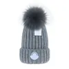 Beanie monclair knitted hat Women Men Woolen hats winter warm beanies hats female bonnet caps