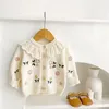 Pull enfants filles printemps et automne manteau pulls pour nourrissons et nés tricots Cardigan vêtements sortants bébé pull 231030