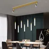 Pendant Lamps LED Modern Neutral Light Black Gold Hanging For Home Decorations Dining Room Lights Fixtures Suspension Chandelier