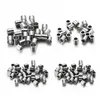 150/Los 1,5 2,0 2,5 mm Edelstahlrohr Crimp End Perlen Stopper -Abstandshalle für DIY -Schmuck Making Halskette Erkenntnisse Schmuck Juwelenergebnisse Erkenntnisse