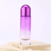 Kulform 20 ml glas parfymflaskor flickor bärbara färgglada atomizer doft mode lady spray doft pump fodral påfyllbar tom rese kosmetisk förpackning