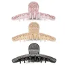 Hårklipp Barrettes toppkvalitet Kvinnor Hårtillbehör Full Rhinestone Hair Claw Clips Akryl Långt hårklämmor 231030