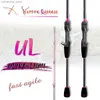 Boat Fishing Rods Hunting Goddess 1.35/1.5/1.68/1.8m 5 feet UL Supper Light Pink Solid Tip Fast Action Carbon Fishing Rod girl female casting rod Q231031