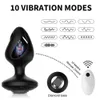 Vibratori anali Butt Plug Vibratore per uomo Wireless Remote Maschio Massaggiatore della prostata Giocattoli adulti del sesso per donna Gay Giocattoli erotici del sesso 221215