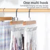 Hangers Racks Multiple Hook Storage Bra For Clothes Case Home Wardrobe Accessories Supplly Scarf Organizer Men Tie Belt 231031