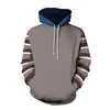 Herrtröjor 3D hoodie pullover jacka cosplay costume anime sweatshirt casual höst plus size whol