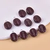Charms 10 Stück Y2k Mode Kaffeebohne Harz Anhänger für Schmuckherstellung Ohrring Halskette Schlüsselanhänger DIY Erkenntnisse
