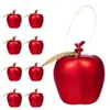 Dekorative Figuren, Apfel-Partygeschenke, Weihnachtsbaum-Anhänger, hängende Ornamente, Apfelform