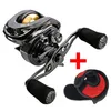 RS-3 Gull Wing Baitcasting Fishing Reel 7.3:1 Alta velocidade 19 LB Max Drag UltraLight Spool Carp Casting Reel Pesca PescaCarretilhas de pesca carretel de isca lançado