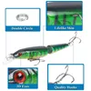 Fishing Accessories Multi Sections Set Of Wobblers Pike 10.5cm9g Lures Lsca Artificial Jointed Bait Crankbait Minnow For Carp Tackle 231030