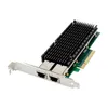 Adattatore di rete convergente Ethernet PCI-E X8 X540 RJ45 a doppia porta da 10 Gigabit per server