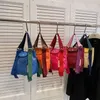 Schoudertassen Milieuvriendelijke nylon damestas, eenvoudige, casual zachte heuptas met ritssluiting, stijlvolle handtassenwinkel