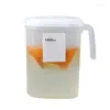 Bouteilles d'eau Distributeur de bouilloire froide Réfrigérateur Gallon Pichet avec couvercle Conteneur pour la maison Limonade Boisson Drop Livraison Jardin Cuisine Di Otqy6