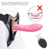 10 Velocidade G ponto Vibrador Calcinha Vibrador para Mulher Lésbica Sexo Strapon Harness Bondage Grande Cinto Anal Brinquedos Adultos 231010